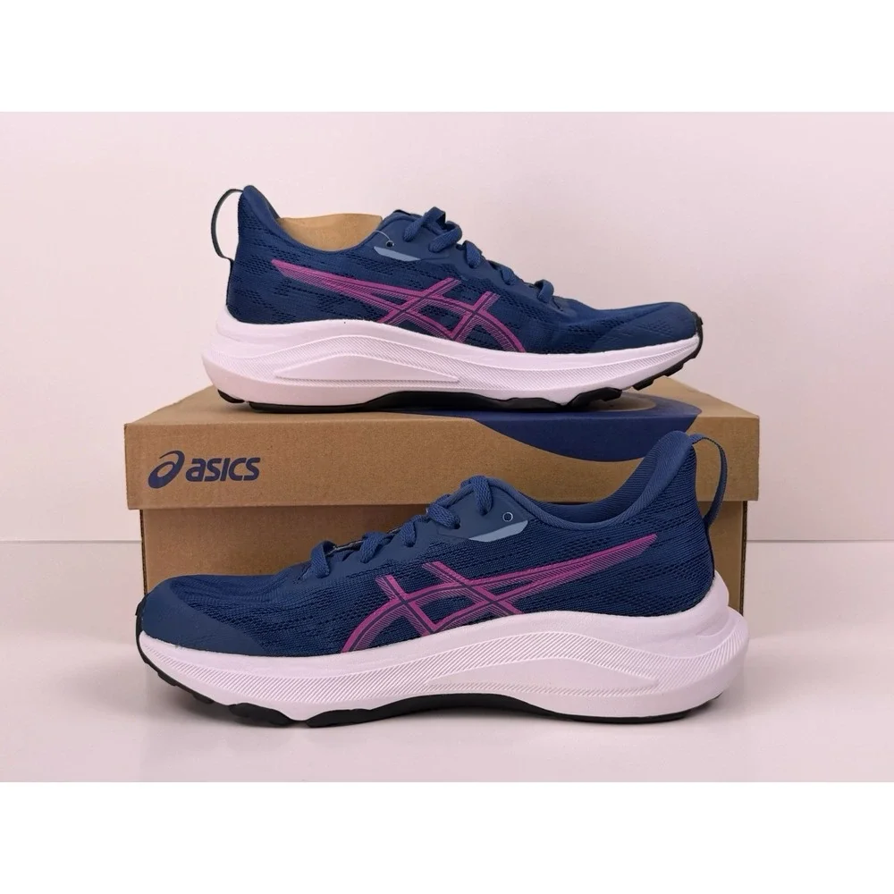 ASICS GT-1000 14‎ GS Size Kids 7 Women's Size 8.5 Twilight Blue /Digital Sakura